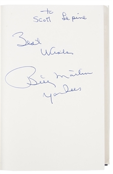 Billy Martin Signed & Inscribed "BILLYBALL" Hardcover Book (Beckett)